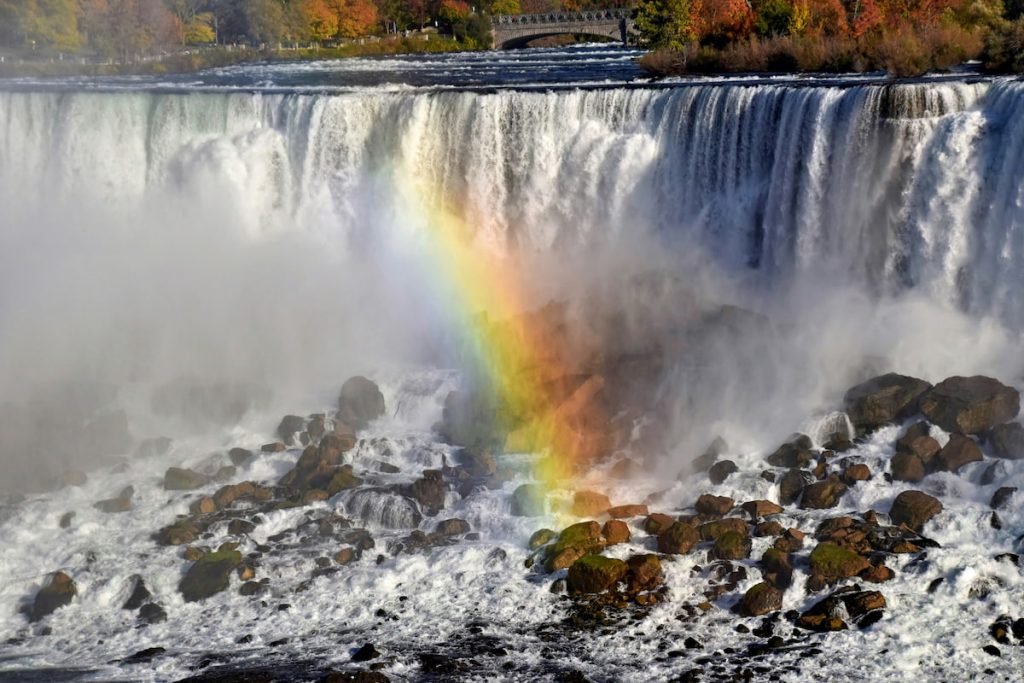 Arcoíris sobre las Cataratas del Niágara

