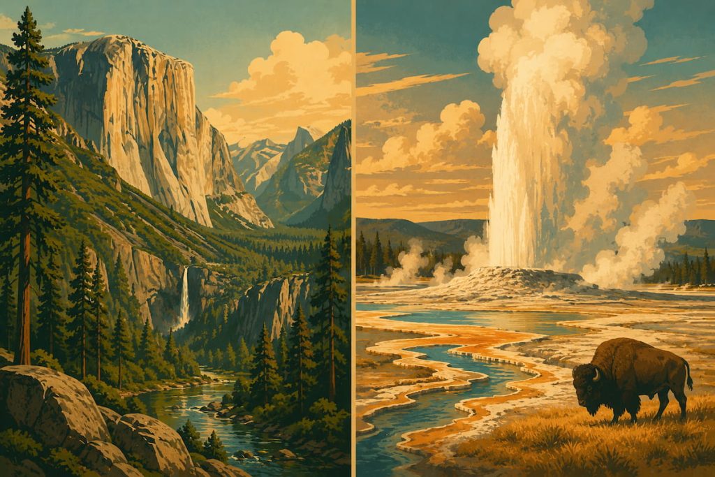 ¿Quién fue primero, Yosemite o Yellowstone?