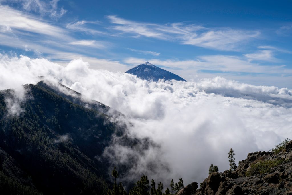 Mar de nubes visto desde Las Cañadas del Teide